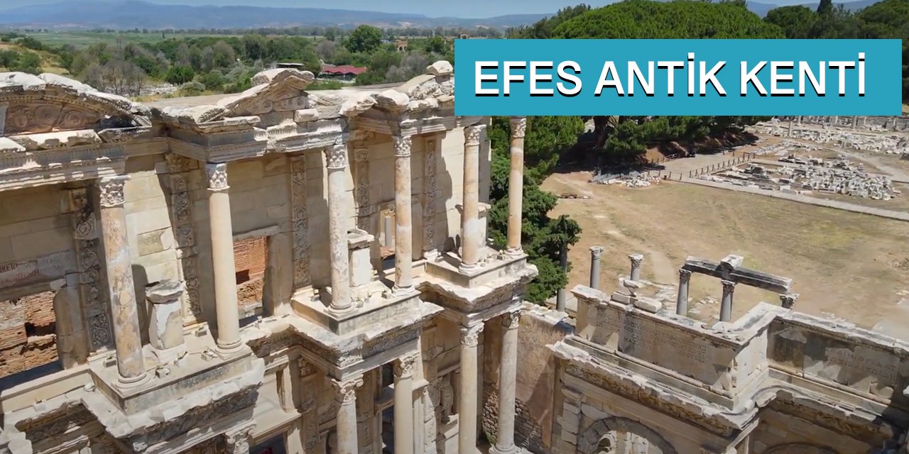 Efes Antik Kenti Drone Çekim 4K | Ancient Ephesus