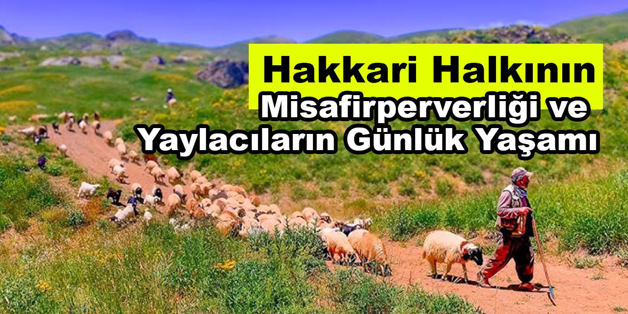 Hakkari Halkının Misafirperverliği ve Yaylacıların Günlük Yaşamı