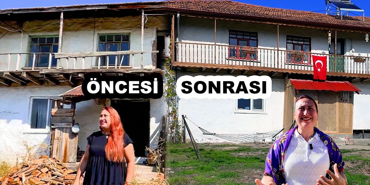İstanbul'dan Kaçtı! Balıkesir'de 900 Bin TL'ye Aldığı Eski Köy Evini Restore Etti