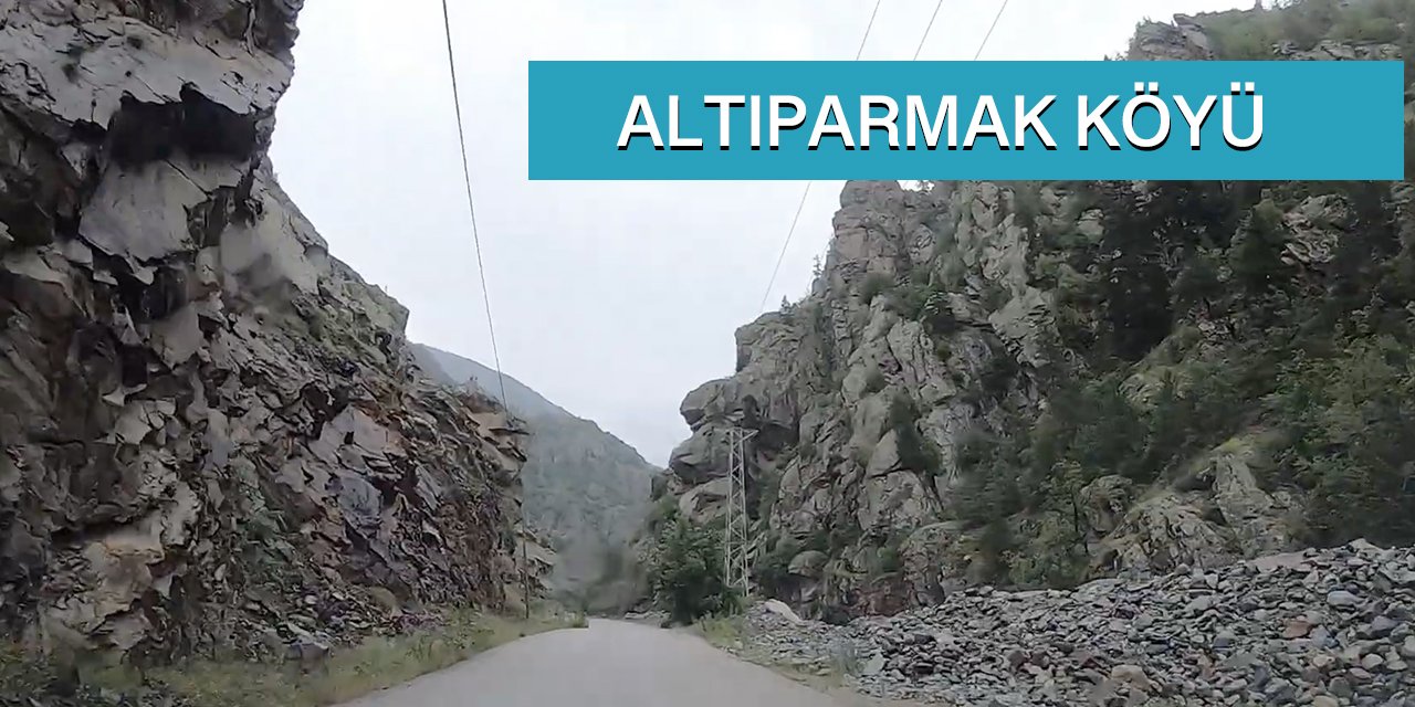 Altıparmak Köyü Yolu Yusufeli Artvin