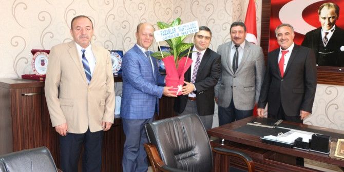 Din Görevlilerinden Kaymakam Karaaslan’a Ziyaret