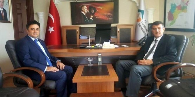 Kardaş’tan Kaymakam Atılkan’a Ziyaret