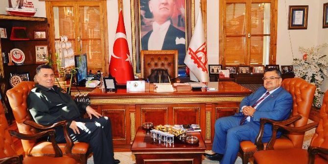 İl Jandarma Komutanı İnce’den, Başkan Yağcı’ya Taziye Ziyareti