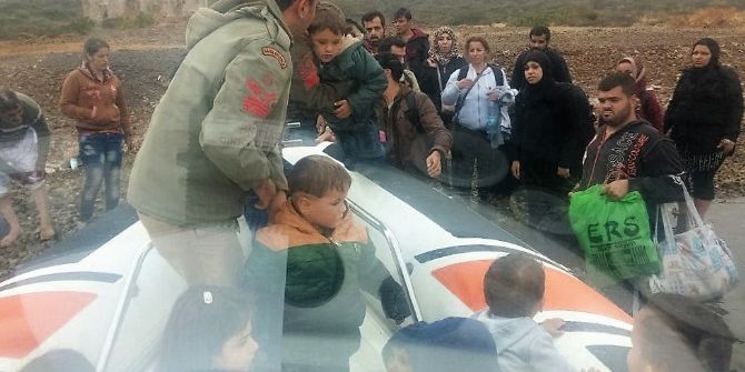 Maden Adasında 25 Mülteci Yakalandı