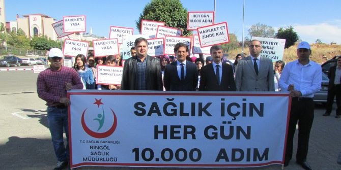 Bingöl’de Sağlıklı Yaşama Dikkat Çekildi