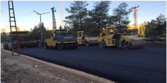 Midyat’da Yollar Asfaltlanıyor