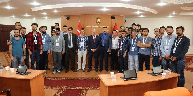 Genç Çiftçilerden Başkan Çalışkan’a Ziyaret