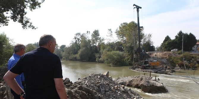 Toçoğlu, Adatepe’de Devam Köprü Çalışmasını İnceledi