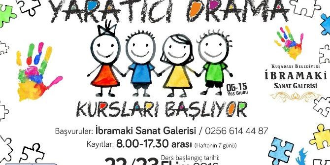 Kuşadası’nda Drama Eğitimi Başvuruları Başladı