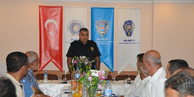 Emniyet Müdürü Çakmaklı, Alanyalı Muhtarla Buluştu