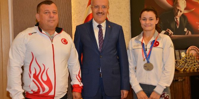 Başkan Kafaoğlu’ndan Avrupa İkincisi İrem’e Kutlama