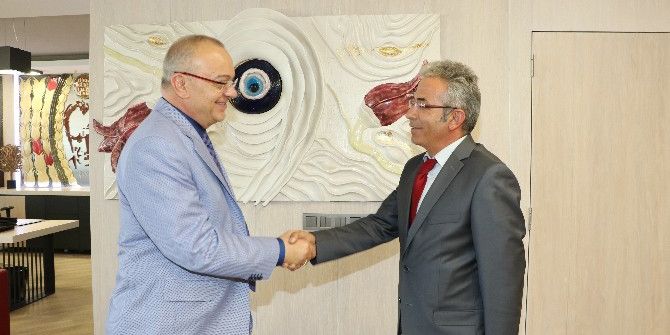 Güleç’ten Belediye Başkanı Ergün’e Nezaket Ziyareti