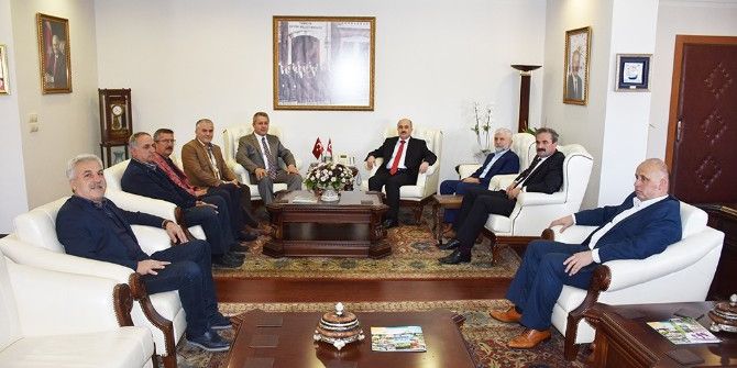 Dtso Meclisinden Vali Zülkif Dağlı’ya Ziyaret