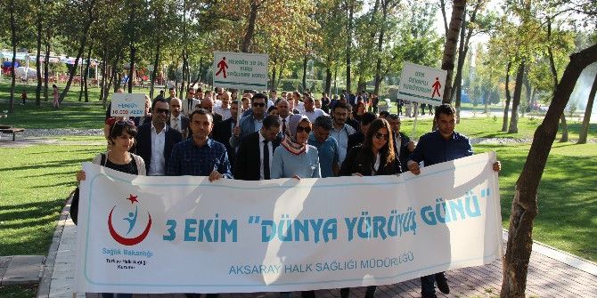 Aksaray’da Sağlıklı Yaşam İçin Yürüdüler