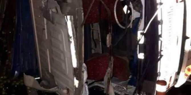 Başkent’te Belediye Otobüsü İle Kamyon Çarpıştı: 22 Yaralı