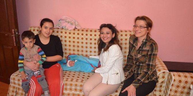 Doğum Yapan Anneler Evlerinde Ziyaret Edildi