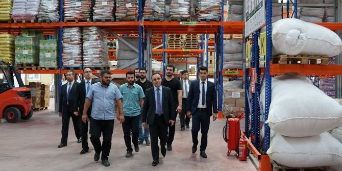 Vali Çataklı’dan İhh Koordinasyon Merkezine Ziyaret