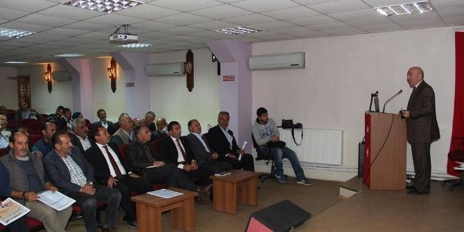 Köy Muhtarlarına Hayvancılık Ve Bitkisel Üretim Destekleme Takvimi Anlatıldı