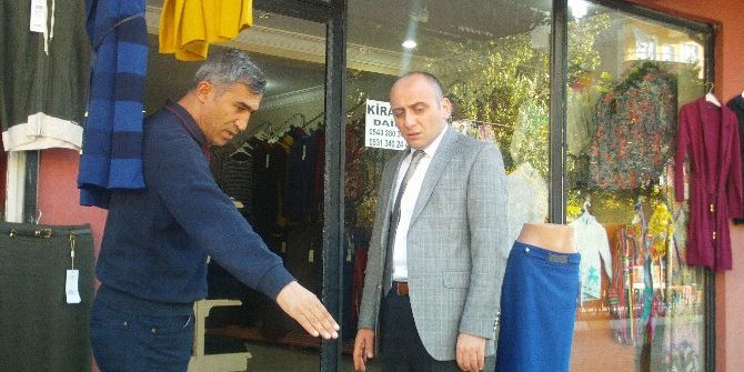 Kayyum Olarak Atanan Kaymakamdan Esnaf Ziyareti