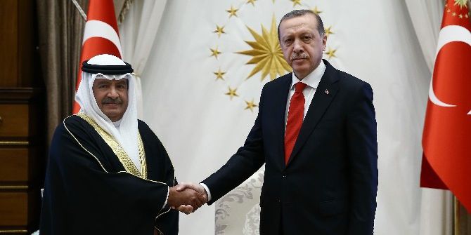 Cumhurbaşkanı Erdoğan, Bahreyn Başbakan Yardımcısını Kabul Etti