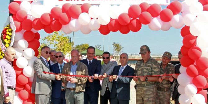 Giresun’da Şehit Ömer Halisdemir Caddesi Ve Demokrasi Parkı Açıldı
