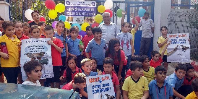 Antalya Büyükşehir’den, ’Hayvanları Koruma Günü’ Etkinliği