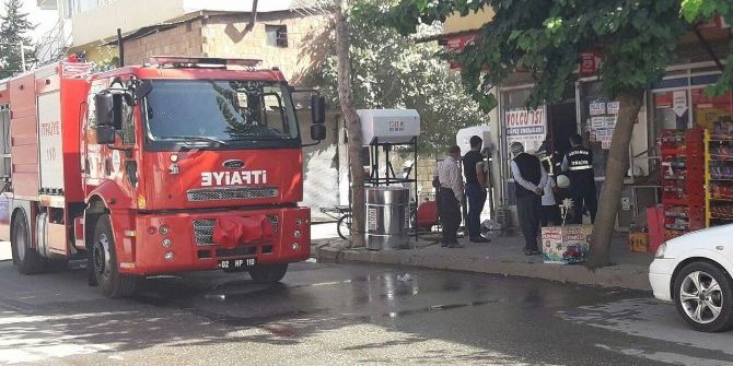 İşyerinde Korkutan Yangın