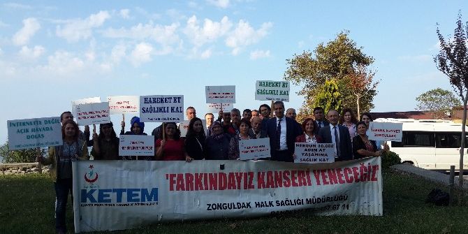Zonguldak Halk Sağlığı Müdürlüğü Yürüyüş Düzenledi