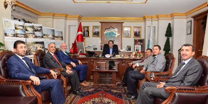 İl Müftüsü Ve Din Görevlilerinden Başkan Yazgı’ya Ziyaret