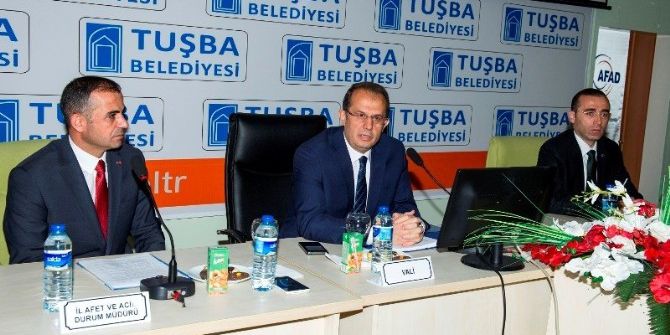 Van’da İl Afet Müdahale Planı Masa Başı Tatbikatı