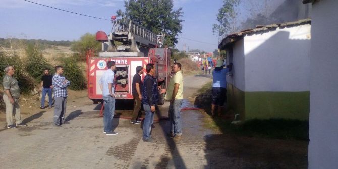 Ateşte Unutulan Yemek Yangın Çıkardı