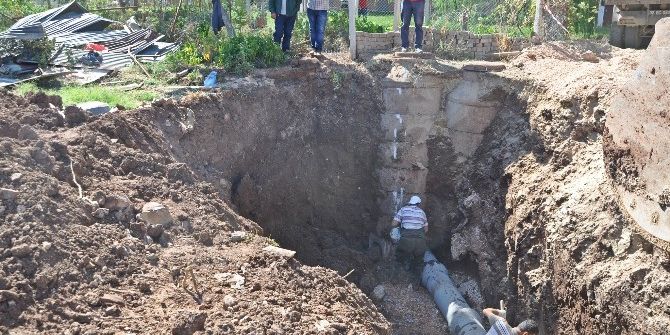 Toki’de Yağmur Suyu Kanalı Yenilendi