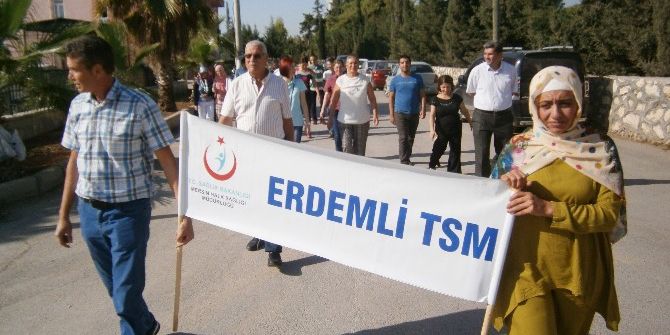 Erdemli’de "Dünya Yürüyüş Günü" Etkinliği