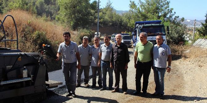 Gazipaşa Doğanca Grup Yolunda Son Etap Asfaltlanıyor