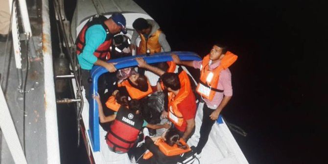 Ege Denizi’nde 65 Kaçak Göçmen Yakalandı
