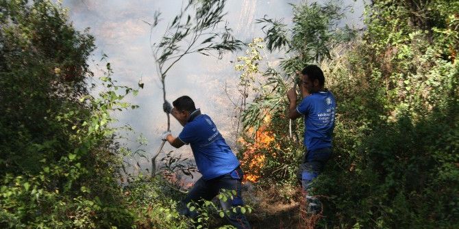 Marmaris’te Çıkan Orman Yangını Söndürüldü