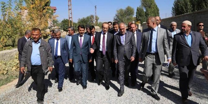 Muş’ta Yol Asfaltlama Çalışması