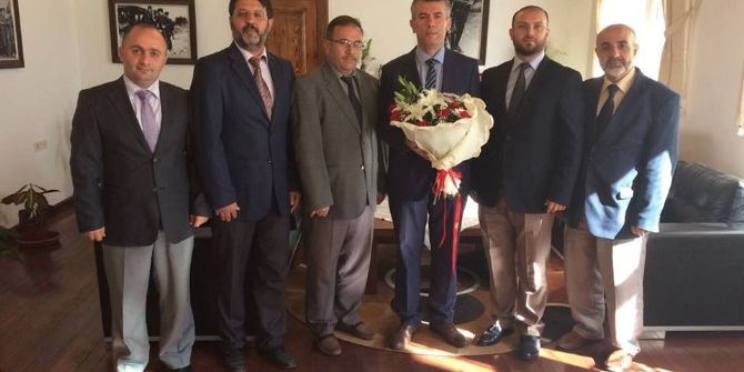 Din Görevlilerinden Kaymakam Sırmalı’ya Ziyaret