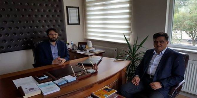 Başkan Yalçın, İlçe Müftü Vekili Çatallar’ı Ziyaret Etti