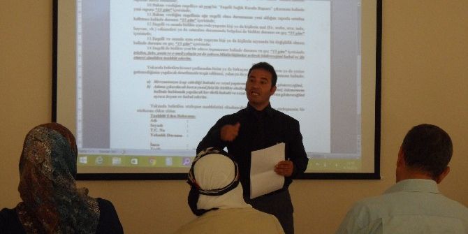 Ceylanpınar’da Engelli Yakınlarına Seminer