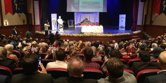 Diyanet İşleri Başkanı Görmez, İbrahim Bedreddin Elmalı’yı Anma Programına Katıldı