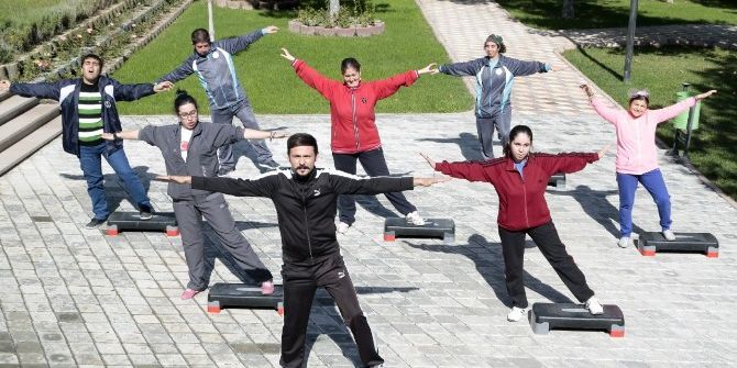 Özel İnsanlar Güne Sabah Sporu İle Başlıyor