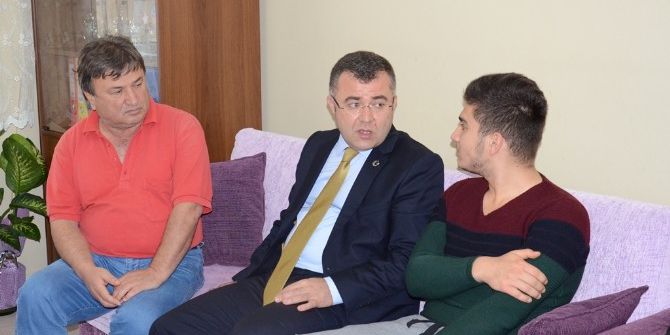 Ak Parti İl Başkanı Keskin, Gazi’yi Ziyaret Etti