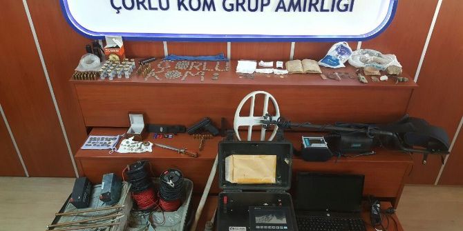 Çorlu’da Tarihi Eser Ele Geçirildi