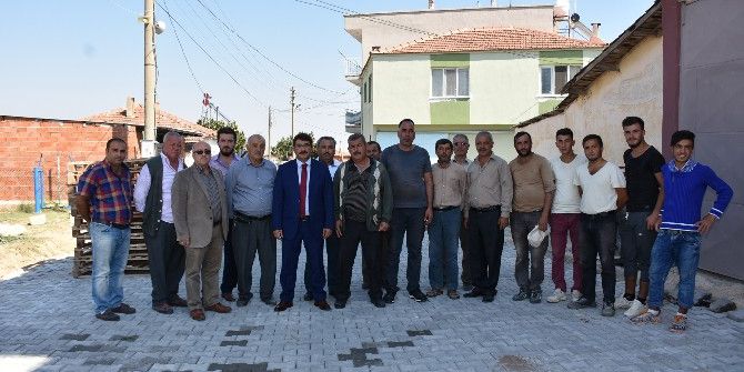 Başkan Çelik Karaoğlanlı’daki Çalışmaları İnceledi