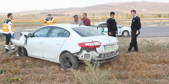 Sivas’ta Trafik Kazası: 1 Yaralı