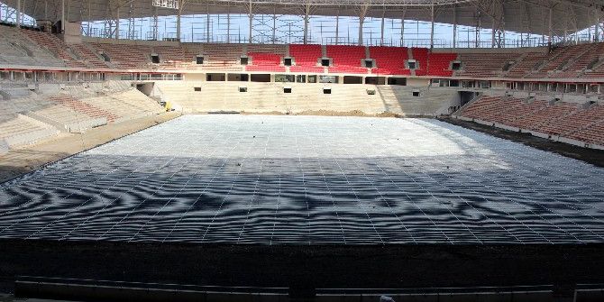 Samsunspor’un Yeni Stadına ’Hibrit Çim’