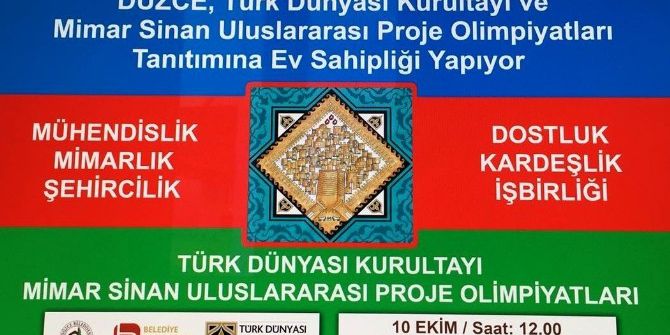 Düzce Belediyesi Uluslar Arası Proje Olimpiyatlarına Ev Sahipliği Yapıyor
