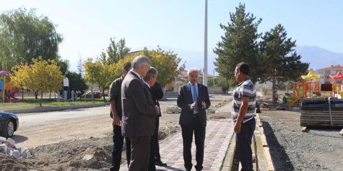 Başkan Başsoy Çalışmaları Yerinde İnceledi