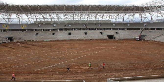 Malatya Arena’da Zemin Drenaj Çalışmaları Tamamlandı